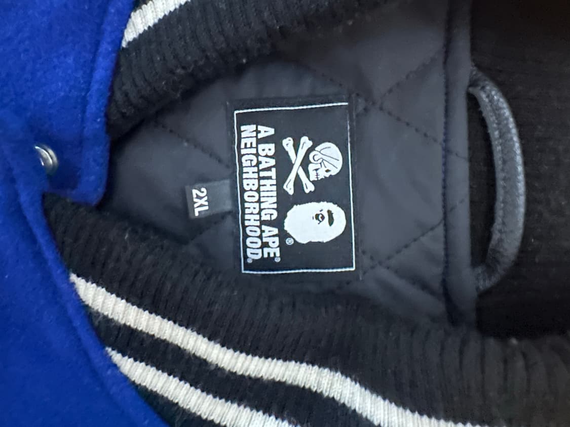 베이프 네이버후드 바시티 블루 상품이미지2