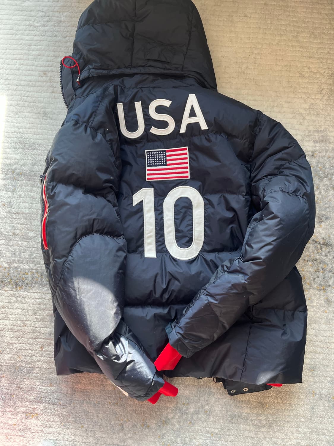 폴로 빅포니 성조기 패딩 상품이미지2