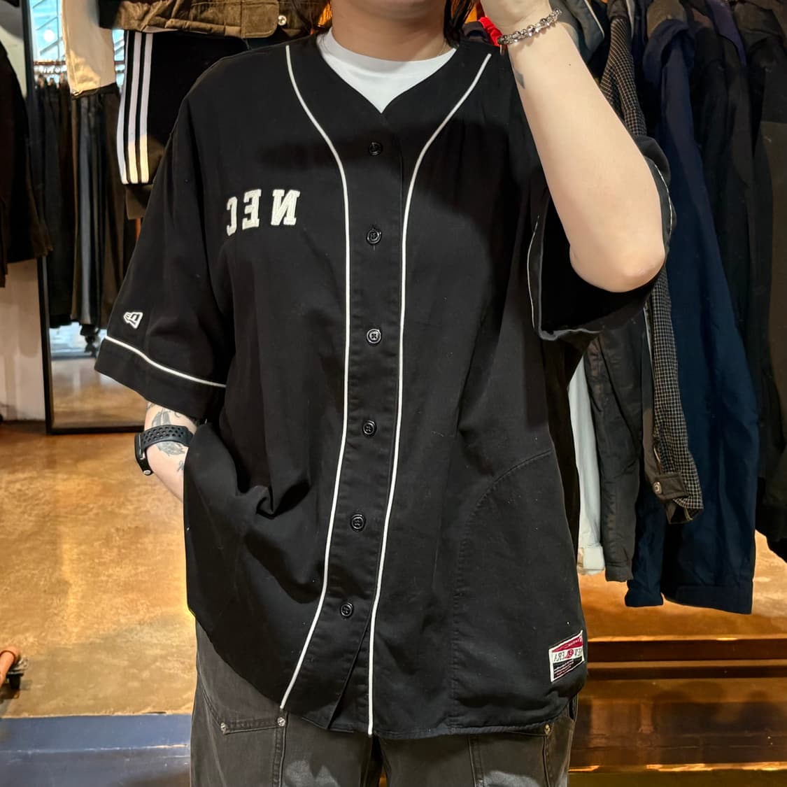 뉴에라 MCMXX 블랙 베이스볼 져지 상품이미지1