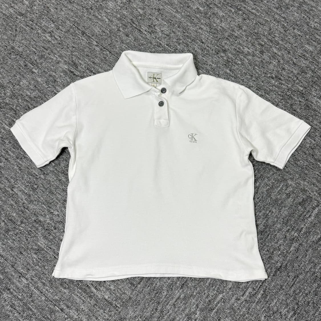 빈티지 ck jeans 크롭반팔 | 상태 좋음 상품이미지1