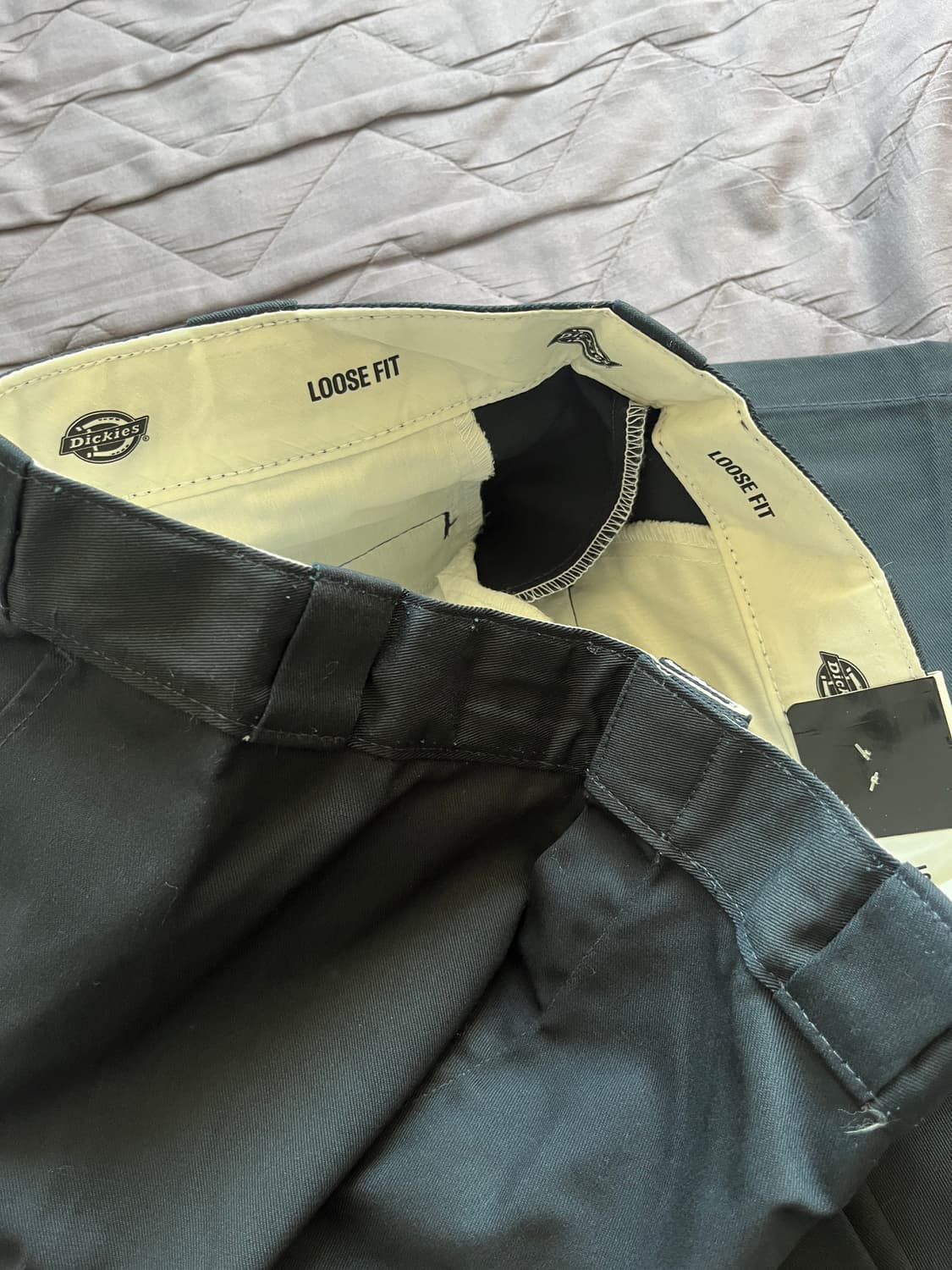 [33] 디키즈 루즈핏 더블니 트윌 워크 팬츠 네이비 상품이미지4