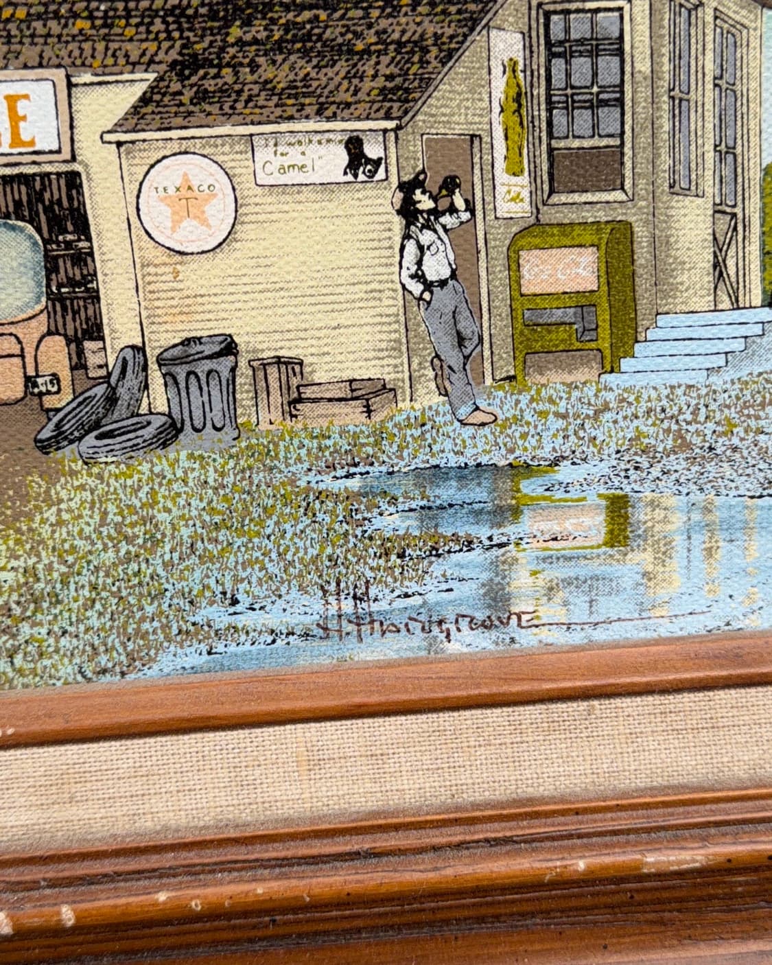 빈티지 소품 멕시코 오일 캔버스 액자 상품이미지4