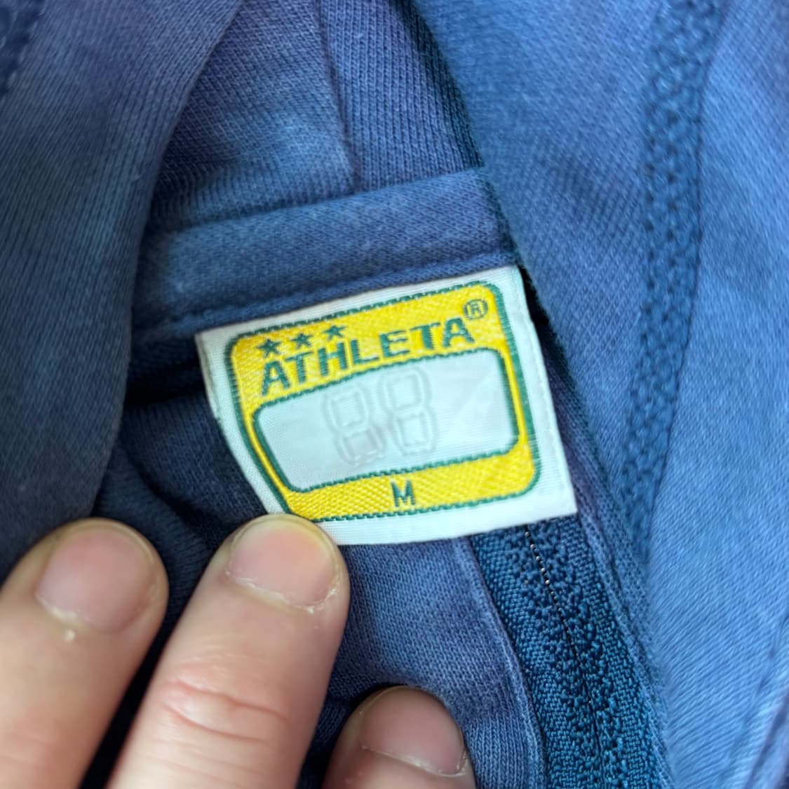 아틀레타 빅 로고 사이드 패널 후드 집업 상품이미지2