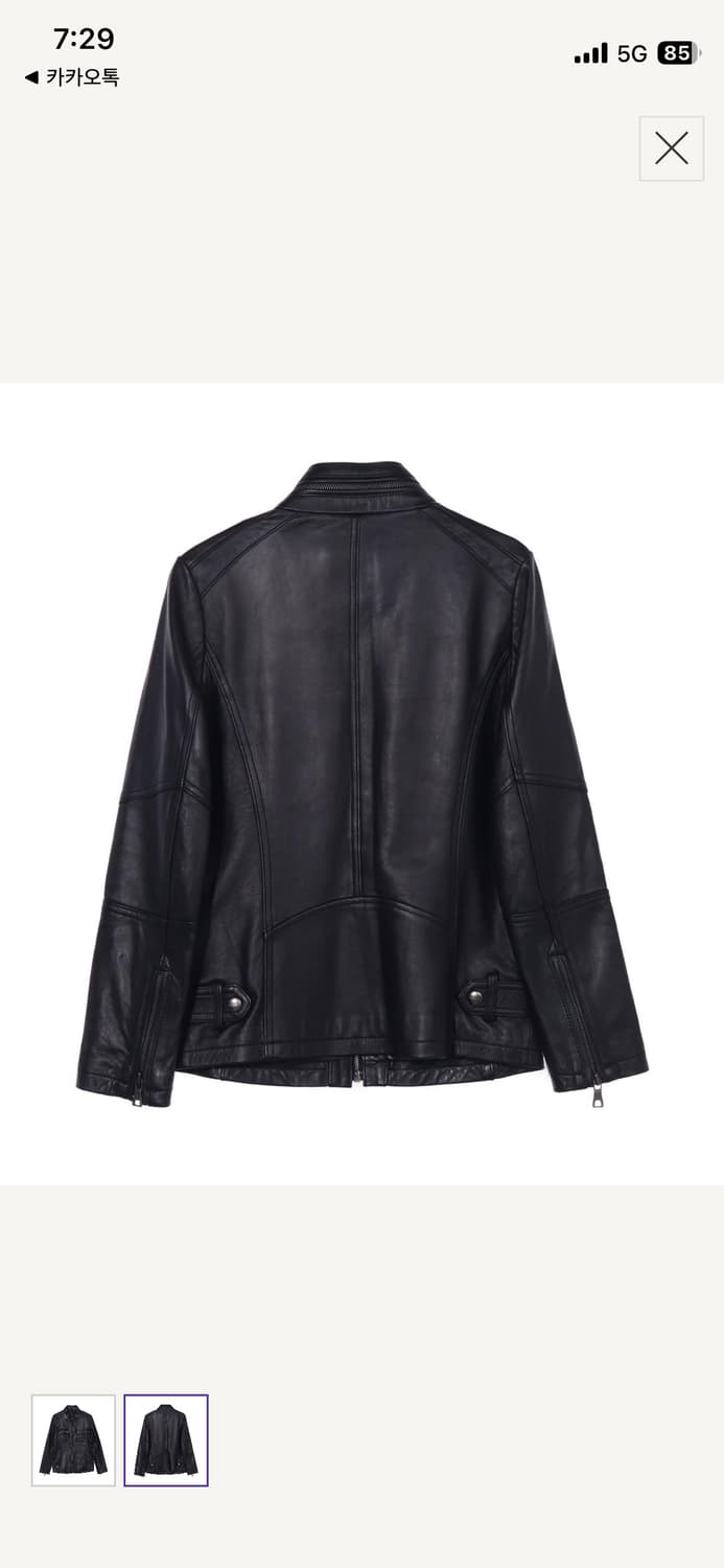 블랙가죽자켓 상품이미지2