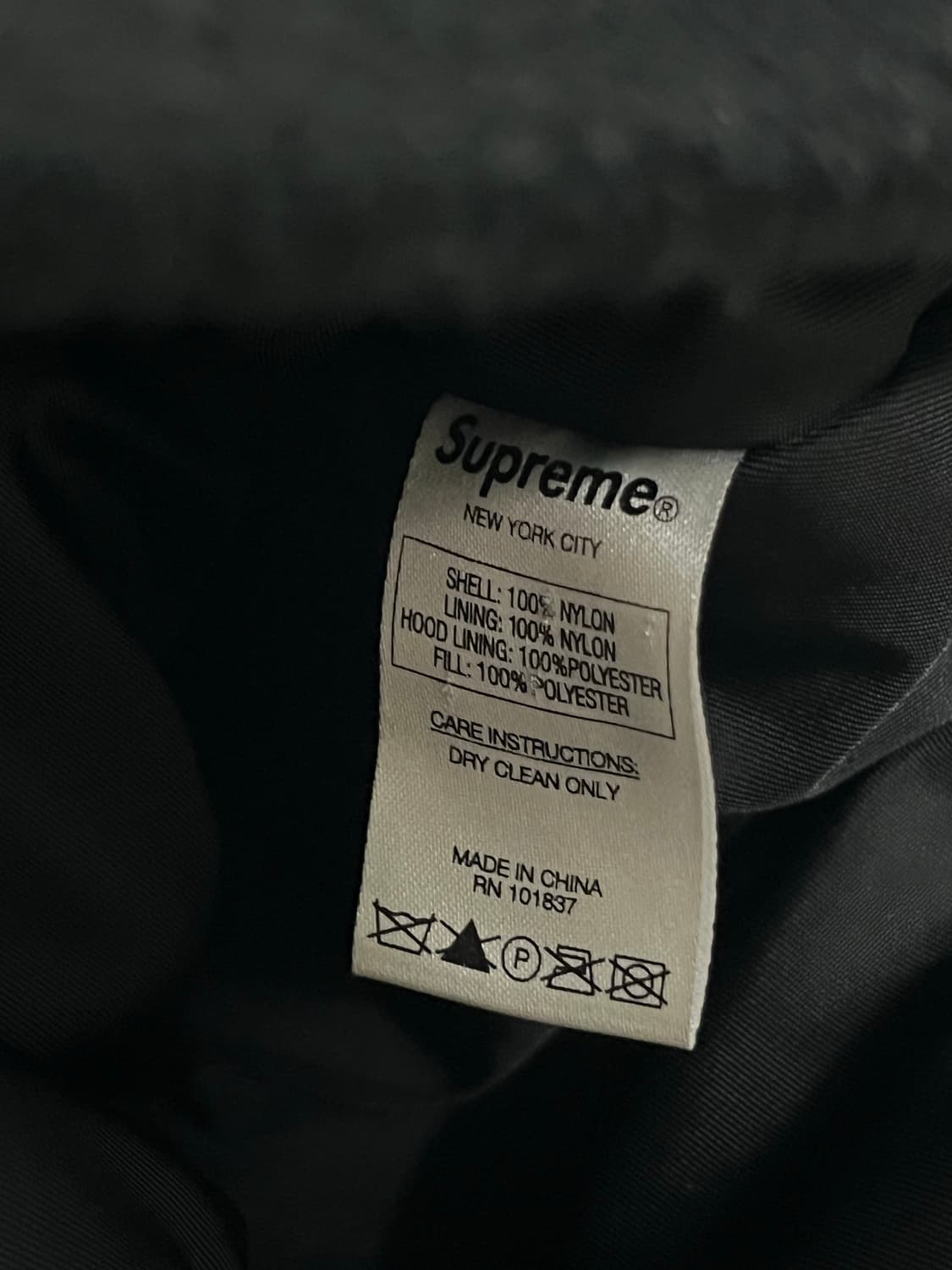 슈프림 N2B 자켓 블랙 [M] 상품이미지4