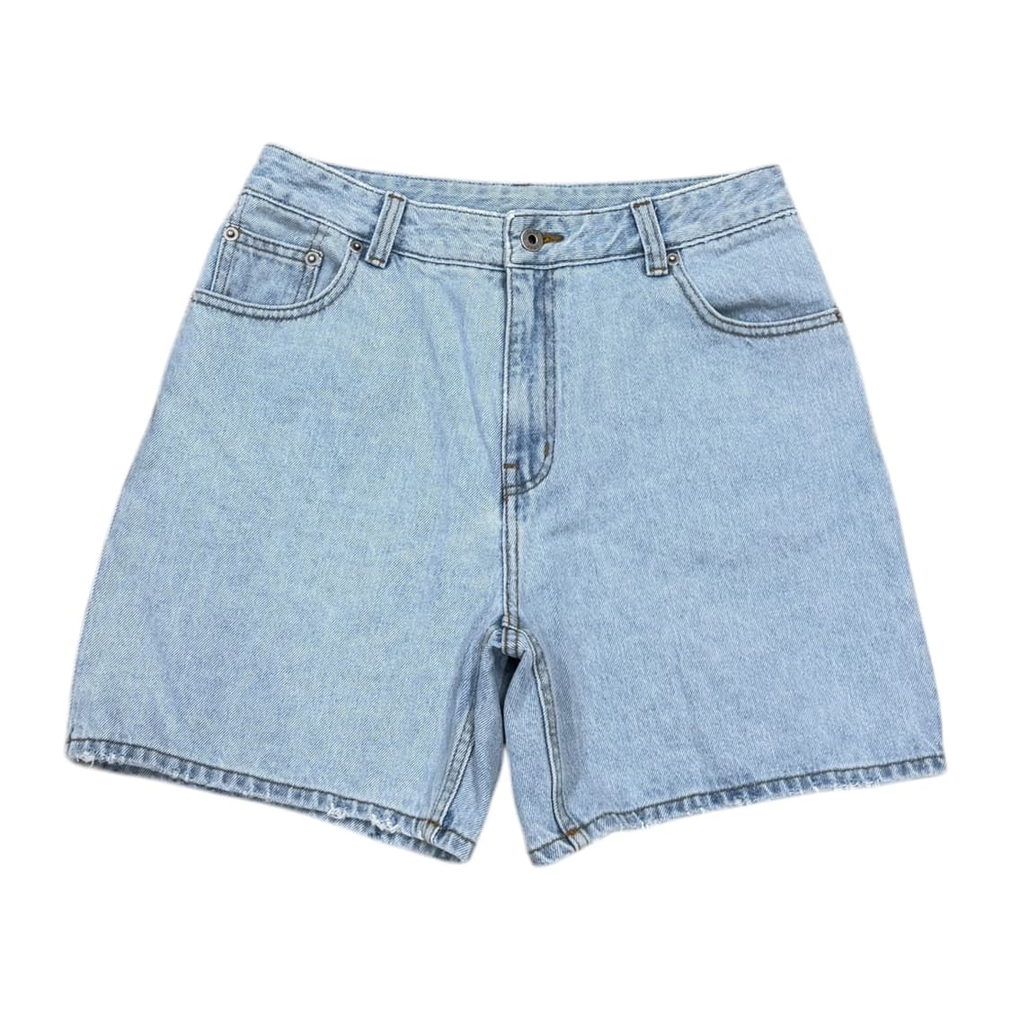 COOR 쿠어 우먼 데미지 워시드 데님 쇼츠 반바지 M 상품이미지1