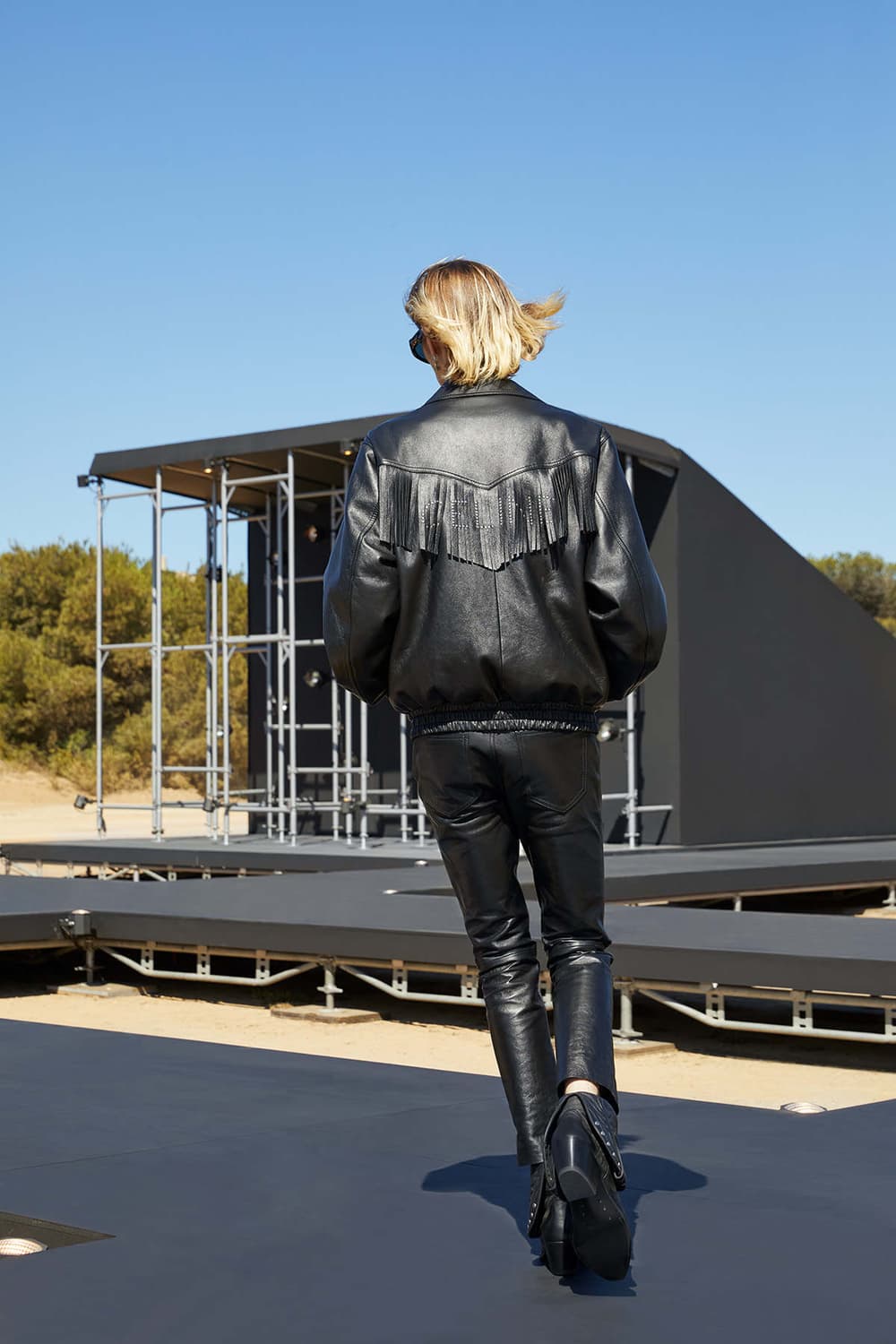 셀린느 21ss 코스믹크루저 프린지 레더 봄버 상품이미지1