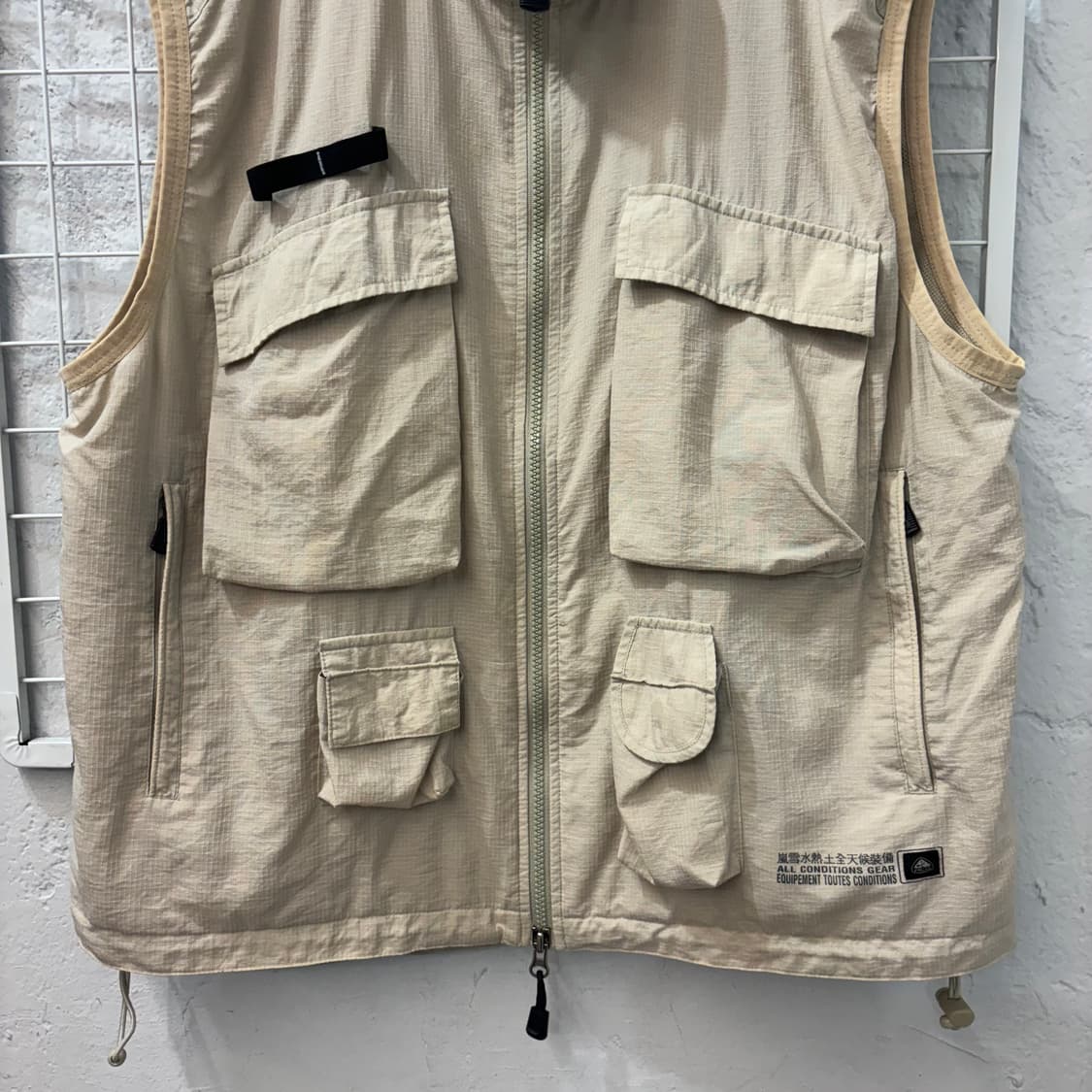 나이키 ACG 유틸리티 멀티 포켓 베이지 빈티지 베스트 자켓 XL 상품이미지4