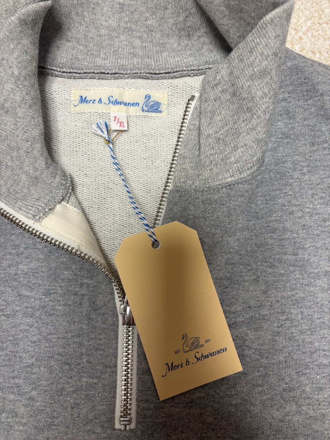 메르츠 비 슈바넨 루프휠 하프 집업 스웨트셔츠 상품이미지4