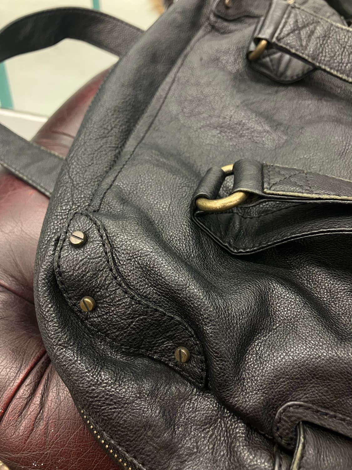 더블포켓 레더백  상품이미지4