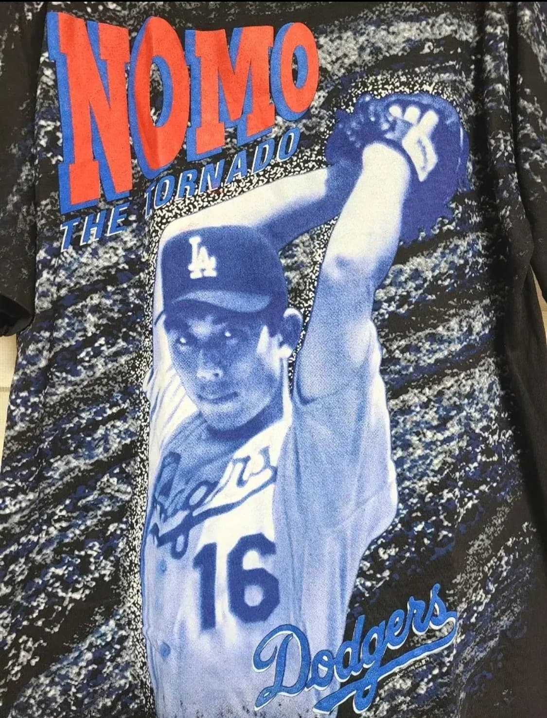 윈터랜드 1995 LA 다저스 노모히데오 빈티지티셔츠 상품이미지2