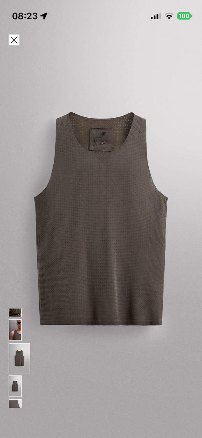 Zara athletics 싱글렛 슬리브리스 상품이미지1