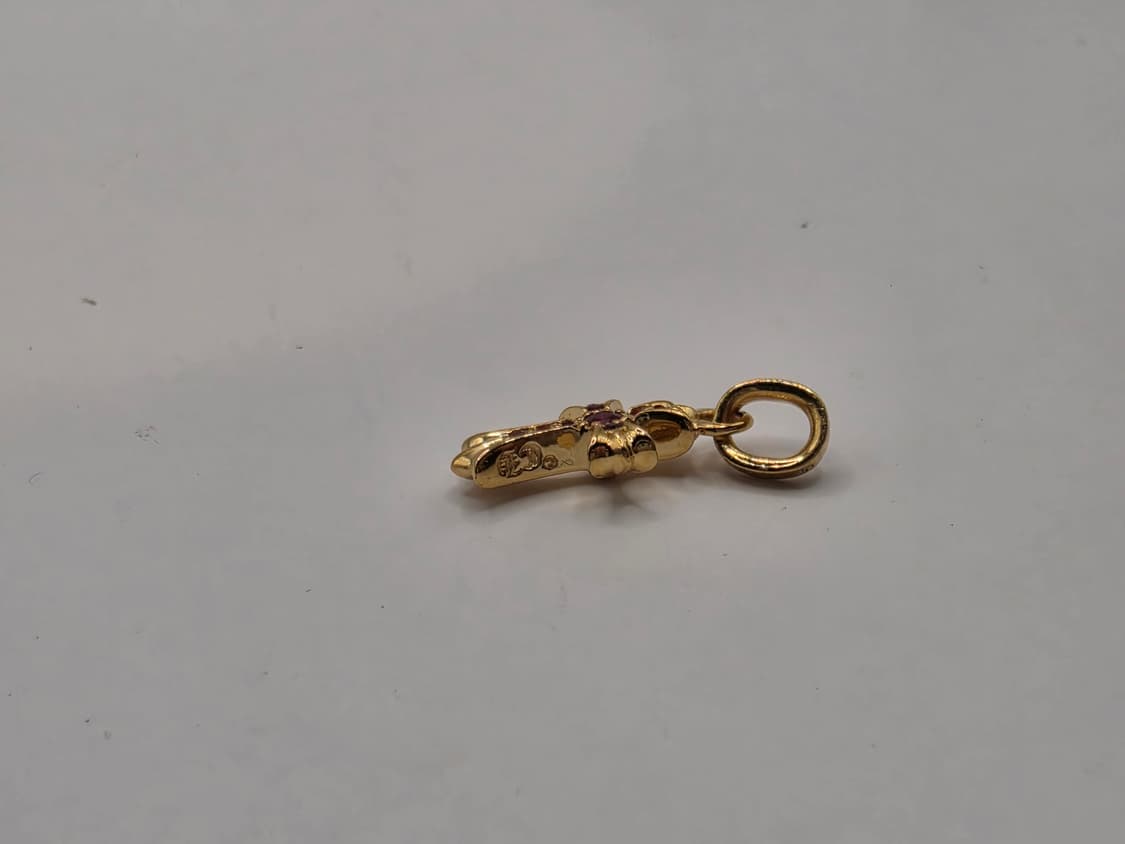 22k 십자가 펜던트 루비 세팅 상품이미지3
