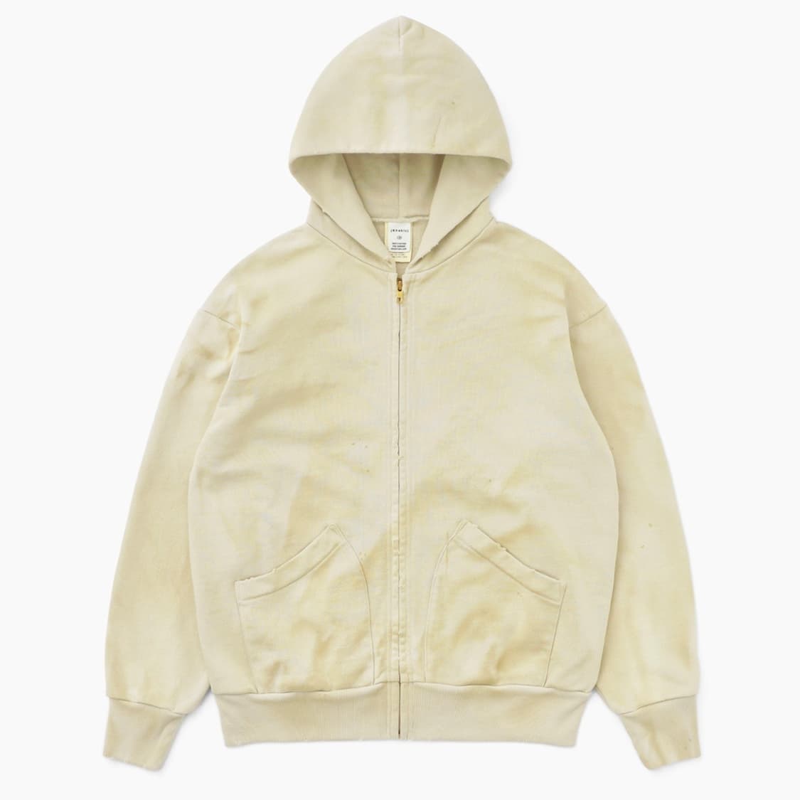 L) 카키스 스테인 집업 후디 옐로우  상품이미지4