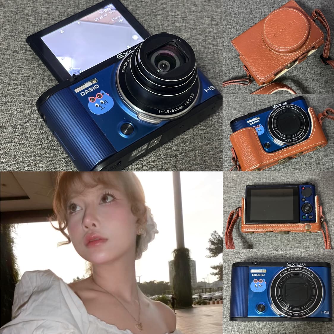 셀카뷰티기능특화💙🧳카시오 엑슬림 ZR1600 +전용케이스(zr1800 상품이미지1