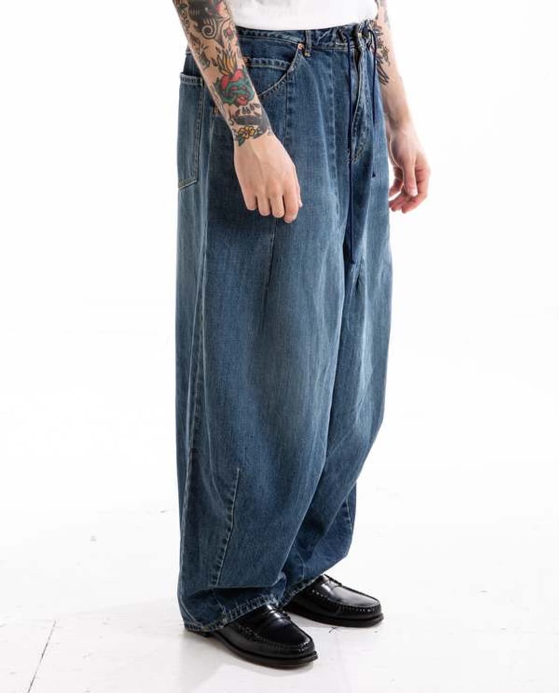 [M] Needles hd pants 인디고 상품이미지2