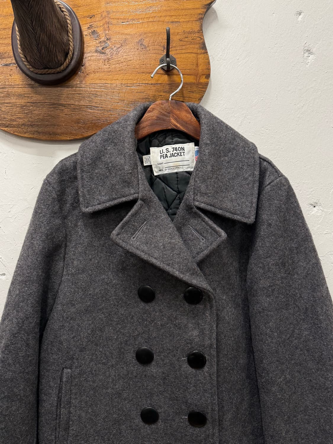 66) USA Schott U.S. 740N Pea Jacket 상품이미지1