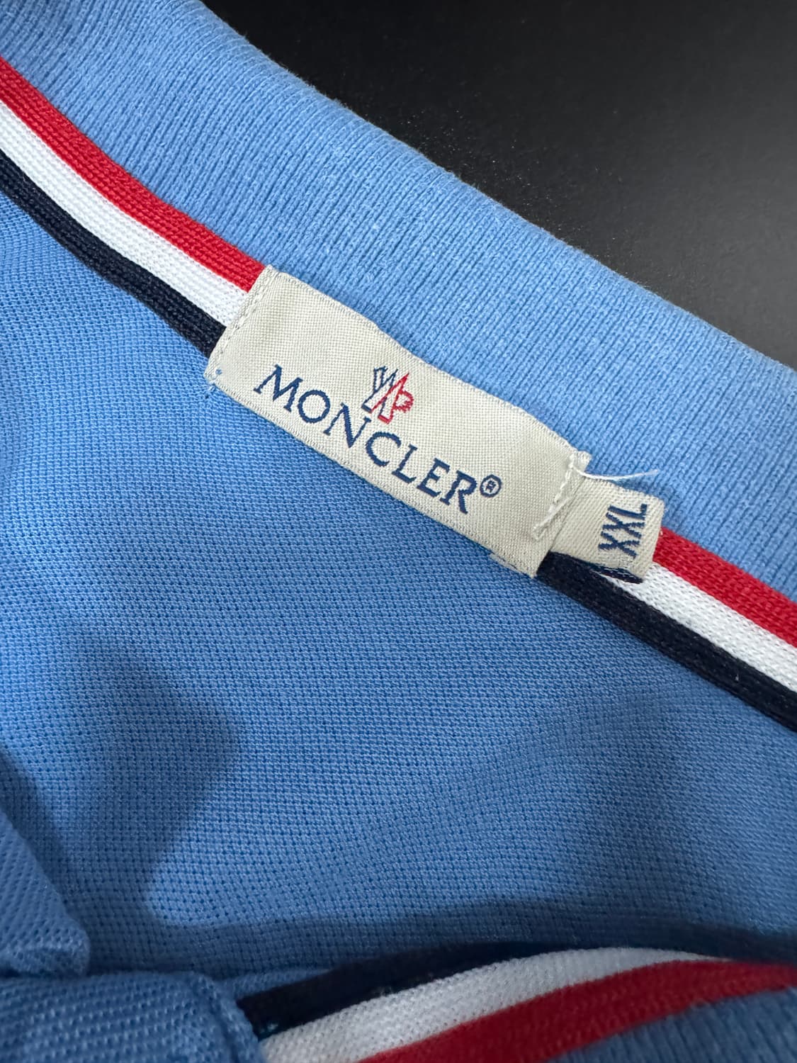 몽클레어 빈티지 리메이크 반팔 카라 티셔츠 XL 상품이미지3