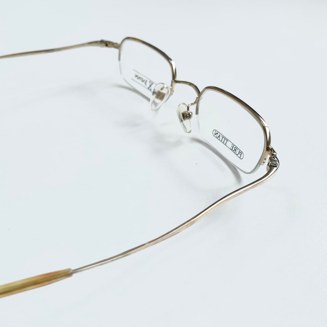 X-Japan 엑스제펜 사 빈티지 반무테 안경 상품이미지4