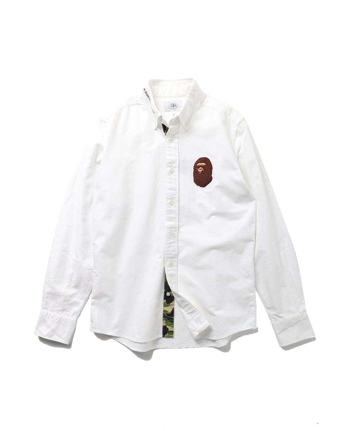 베이프 A BATHING APE Ape Head Oxford Shirt 상품이미지1