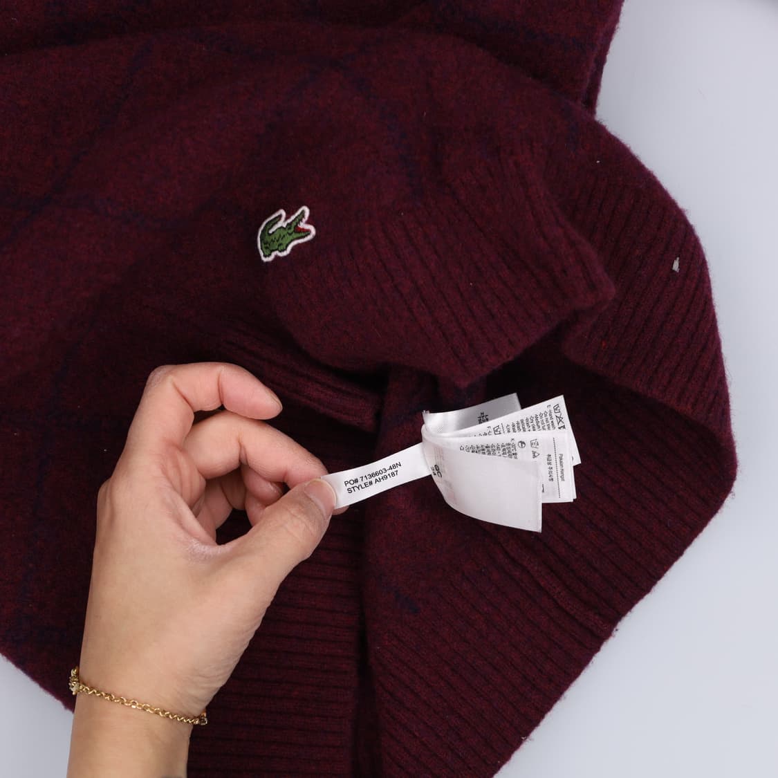 M 라코스테 울 니트스웨터 0317H1 상품이미지5