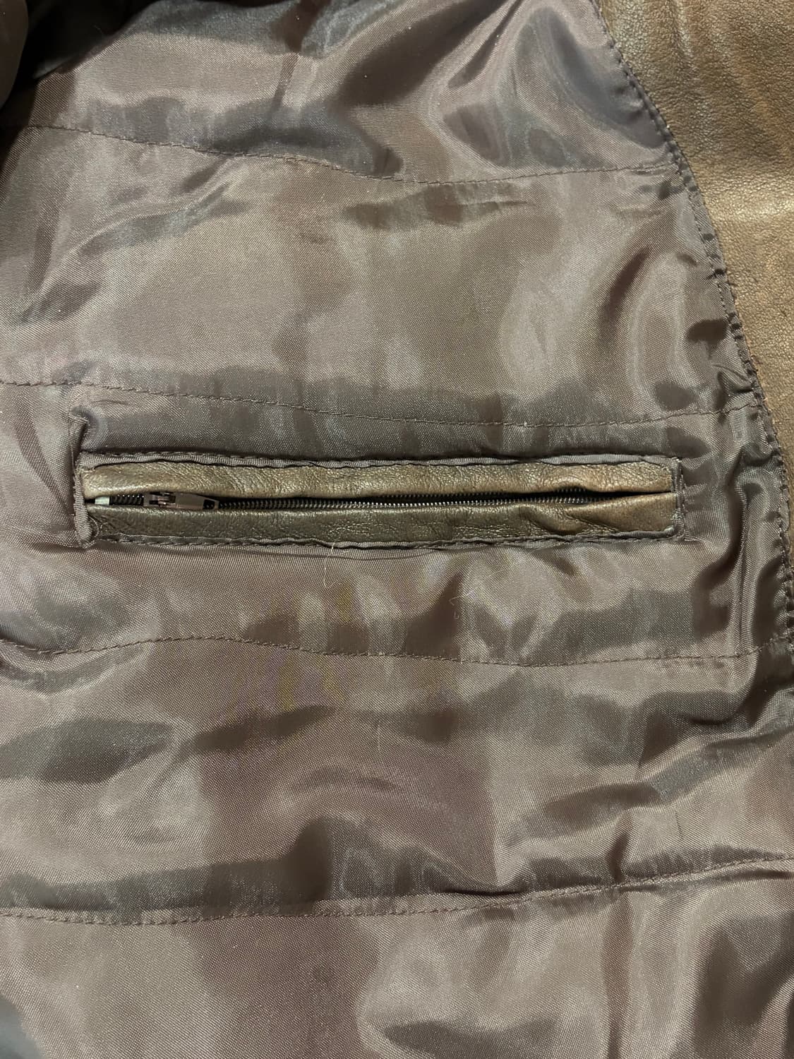 90s 제팬 557xx 타입 크롭 레더 트러커 자켓 상품이미지8