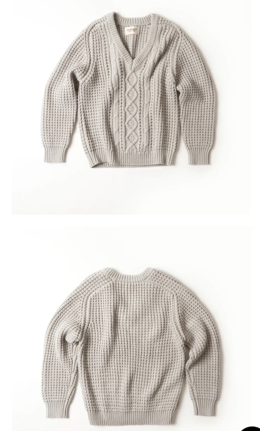 플리즈프로젝트 브이넥 니트 상품이미지3