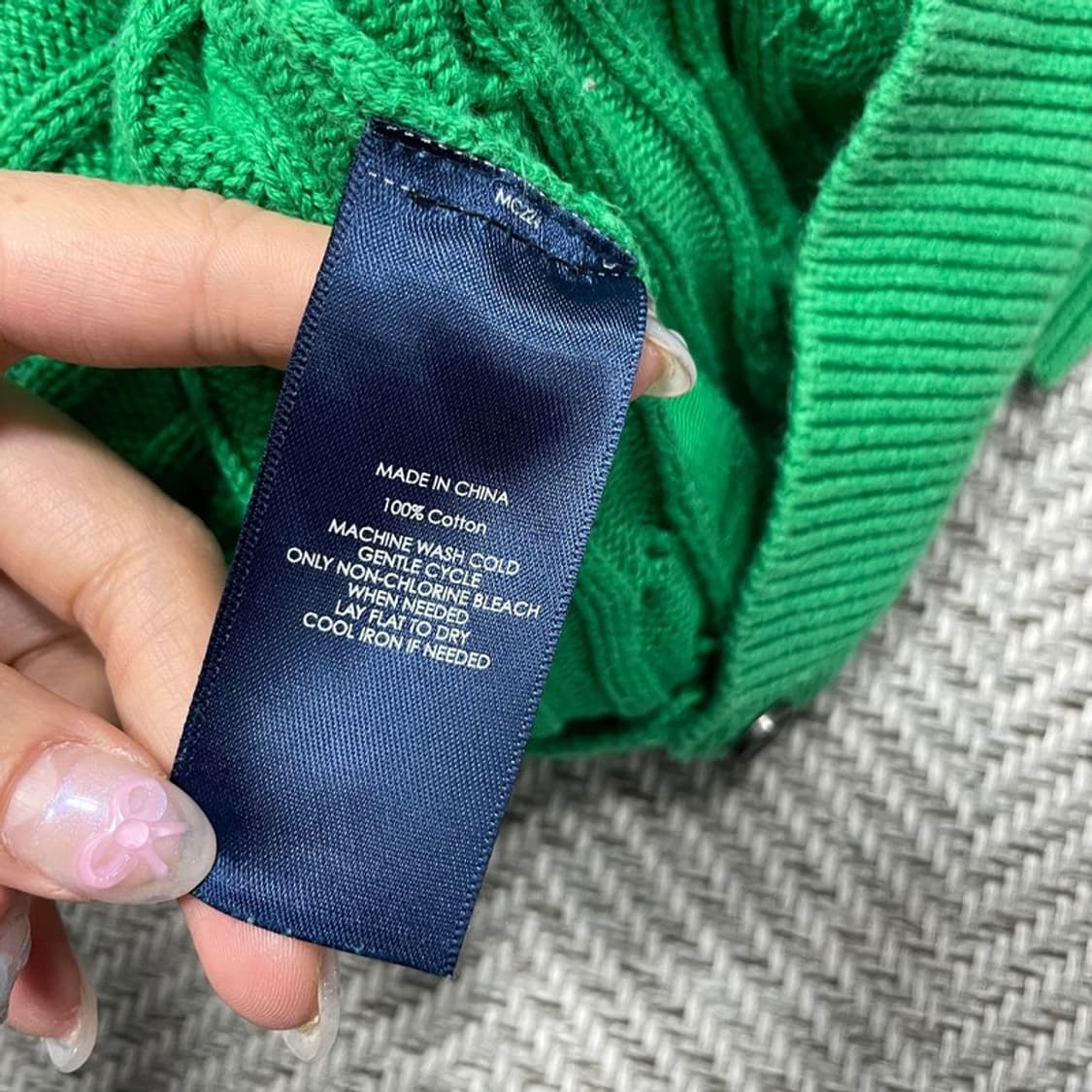 랄프로렌 꽈배기 니트 원피스 v0048 상품이미지8