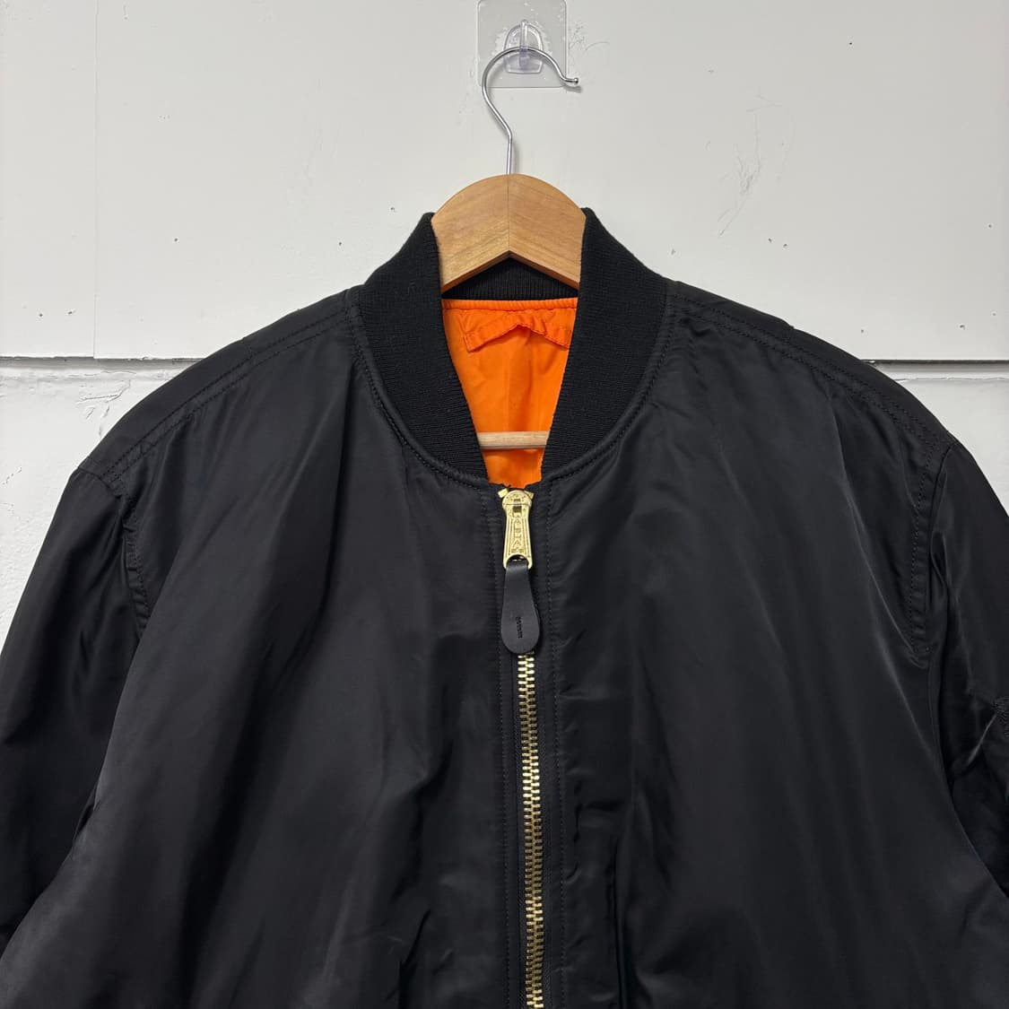 알파인더스트리 블랙 MA-1 항공 점퍼 상품이미지2