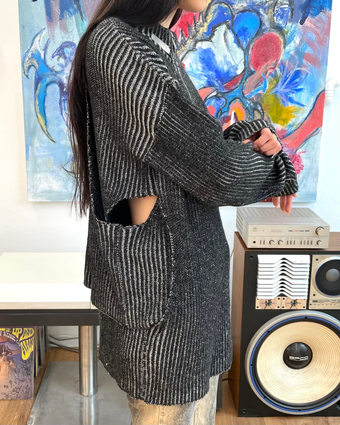 [XL] 엘리엇에밀 집업 니트 상품이미지3