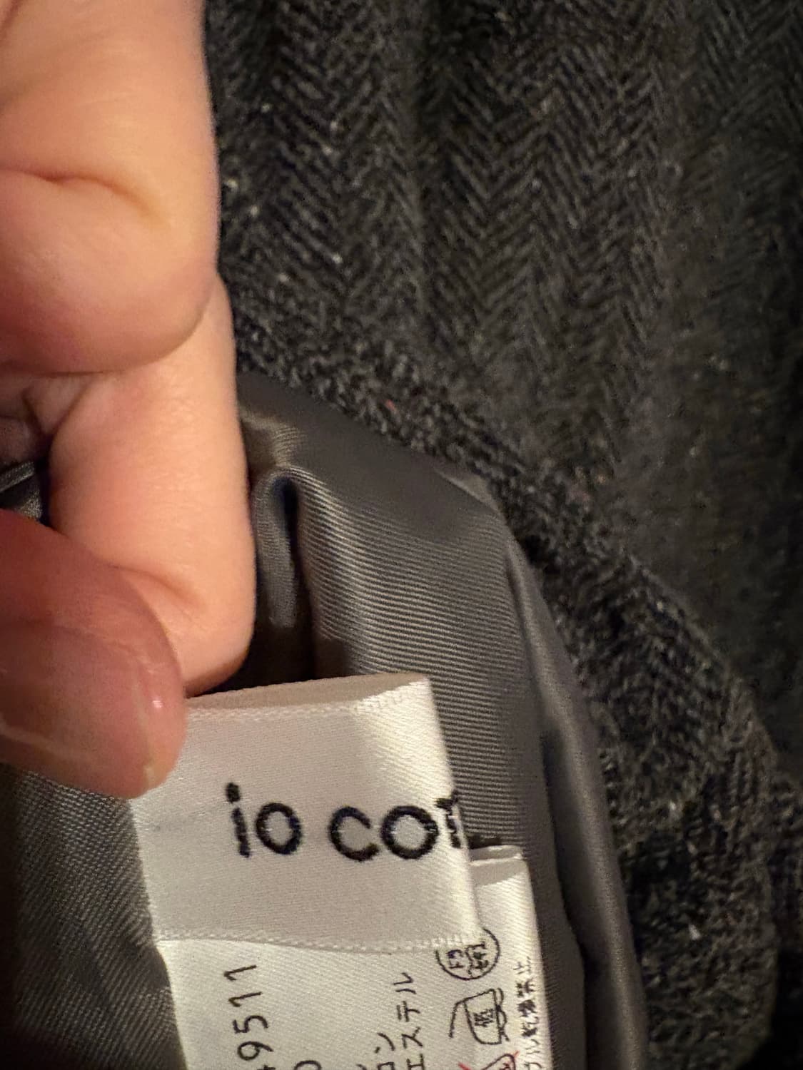 io comme io 헤링본 울 스커트 Japan 상품이미지3