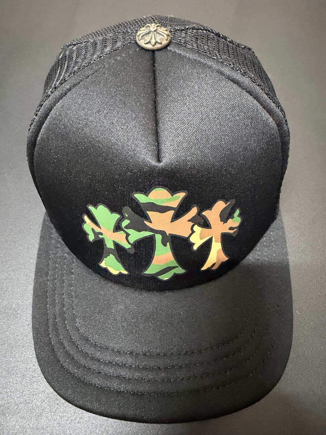 크롬하츠 밀리터리 크로스 트러커 킹 타코 메쉬 볼캡 상품이미지2