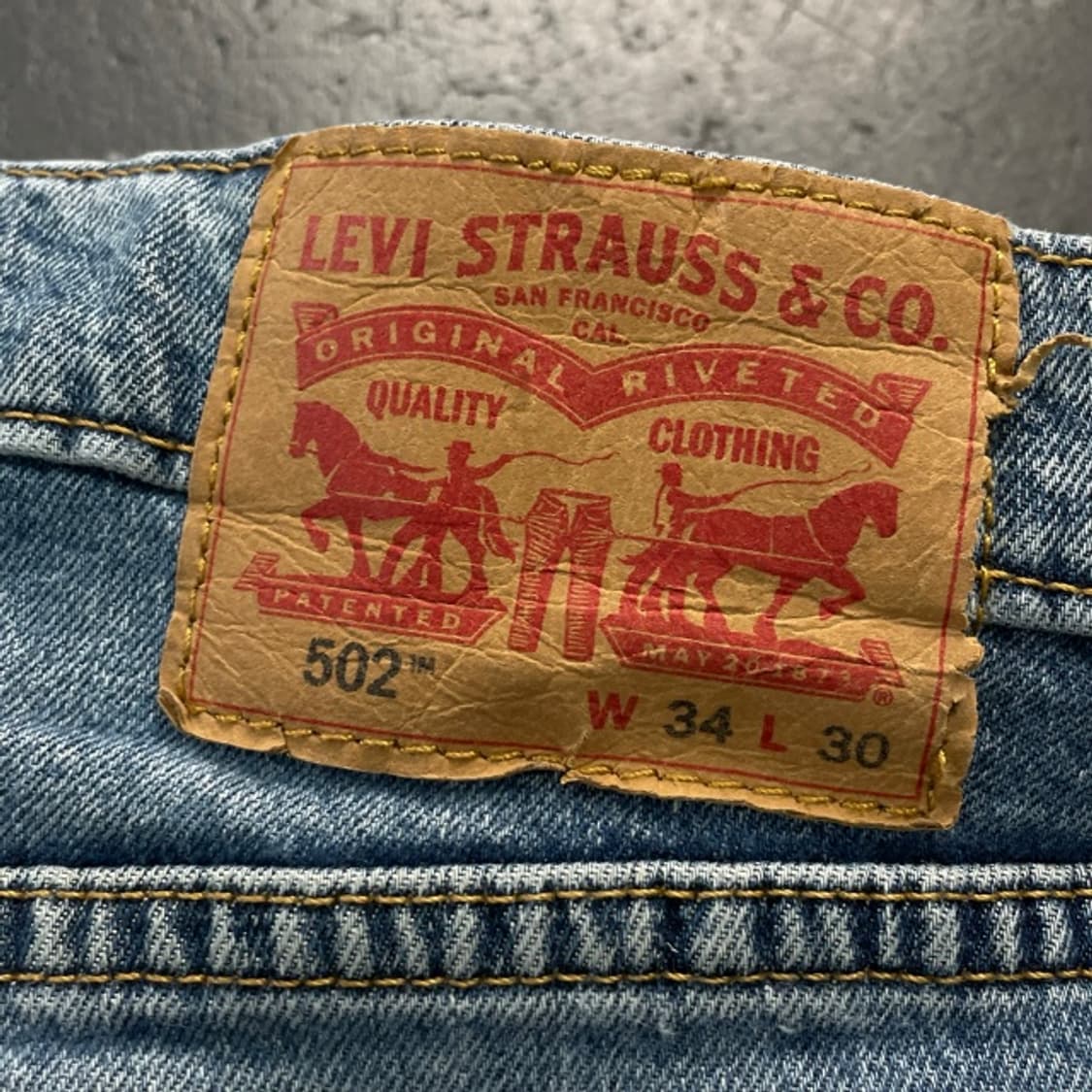 34 리바이스 502 청바지 상품이미지5