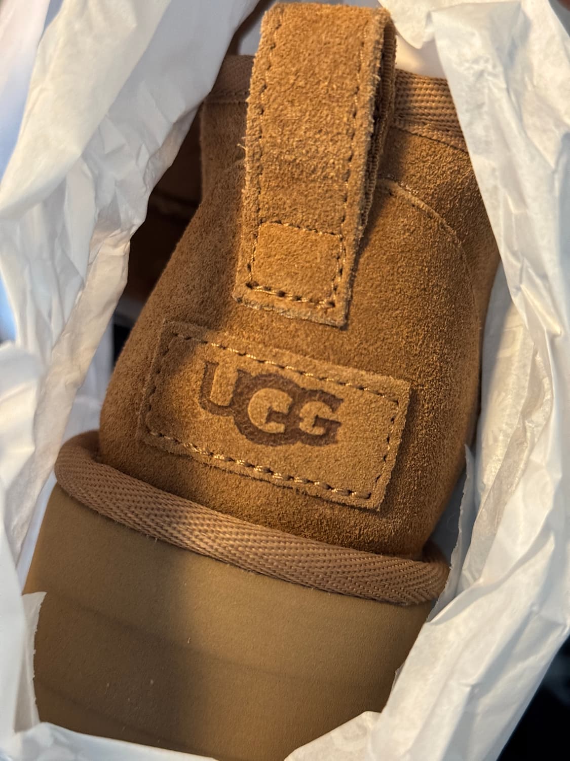 (새상품)어그 스웨이드 레더 플랫폼 부츠 220 상품이미지5