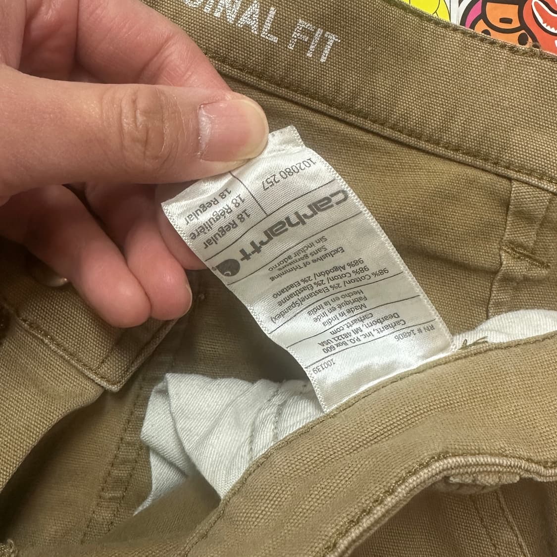 칼하트 카펜터 팬츠 41 상품이미지8