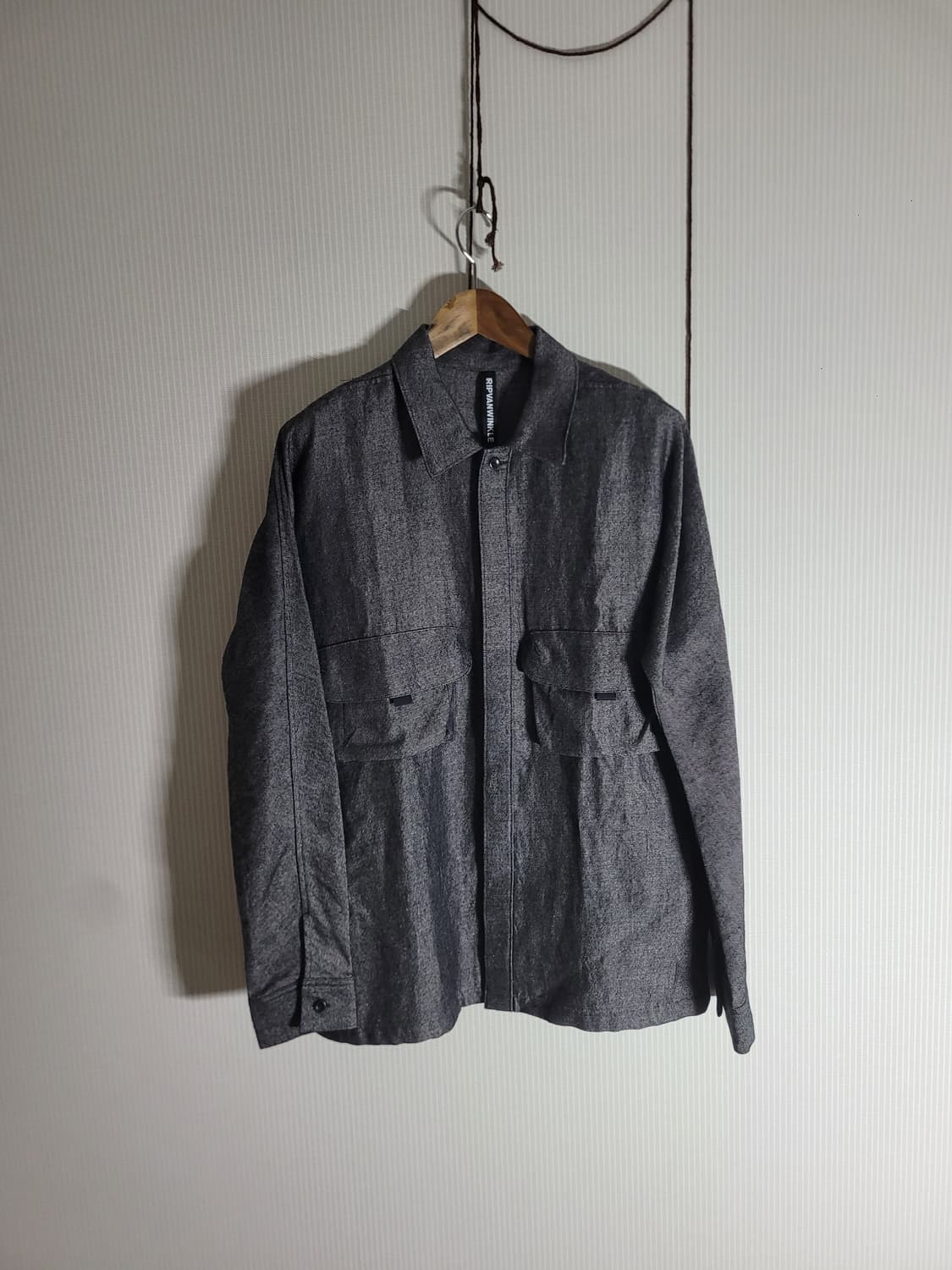 립 반 윙클 투 포켓 셔츠 자켓 상품이미지1