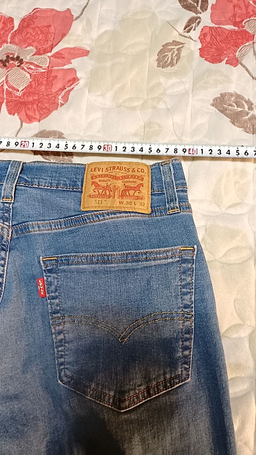 리바이스 511 짧고얇은청바지 30인치 기장92 상품이미지8