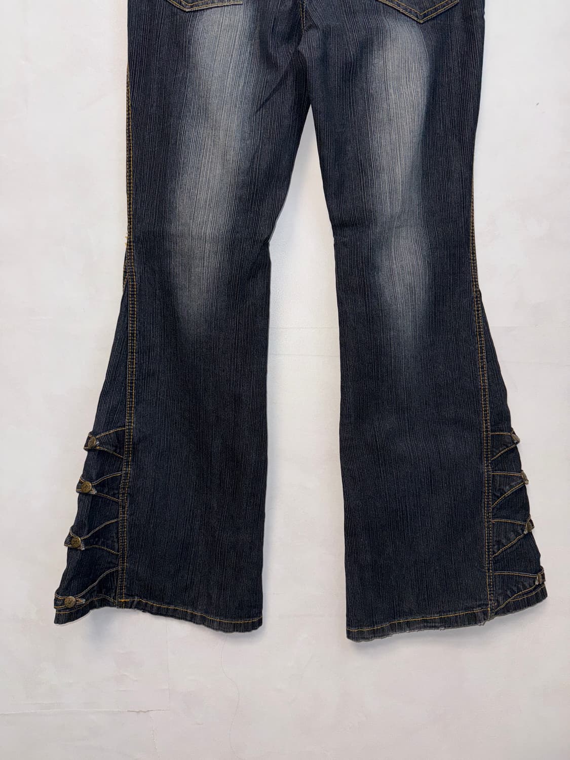 Washing denim western button 부츠컷팬츠 상품이미지4