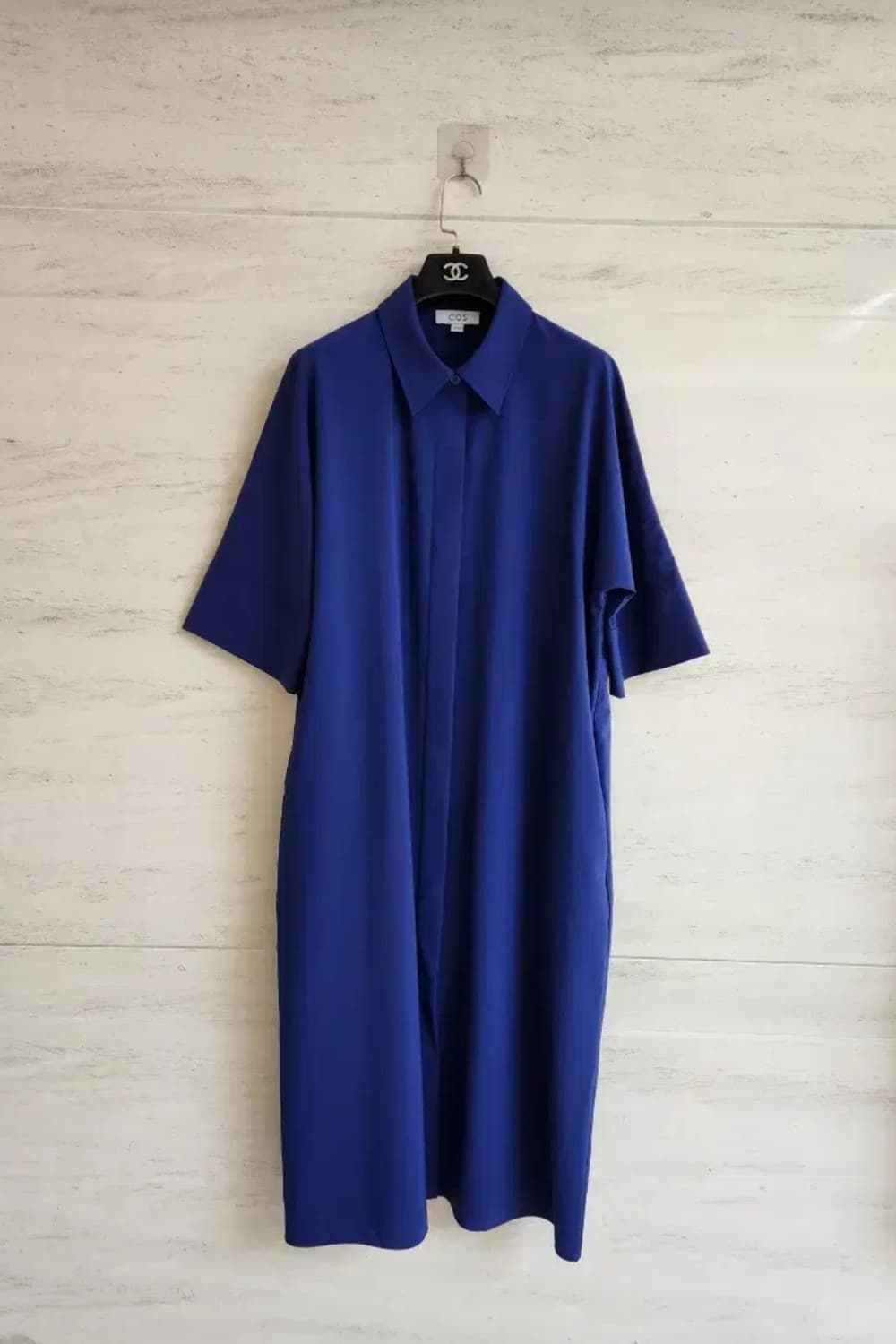 코스 셔츠형 오버핏 원피스 프리사이즈 상품이미지5