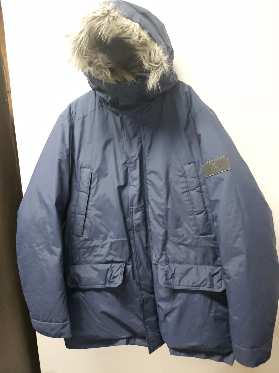 아디다스 후드 패딩 자켓 네이비 105 상품이미지1