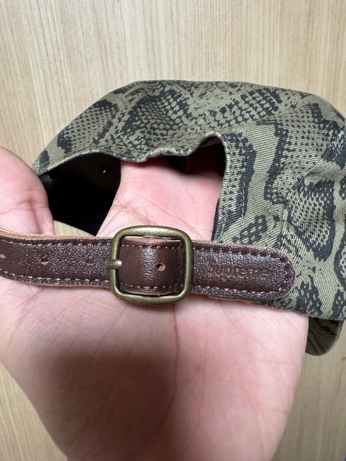 슈프림 워시드 치노 트윌 캠프캡 스네이크 상품이미지4