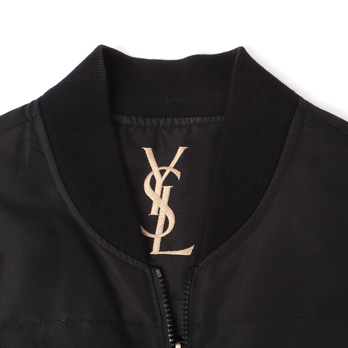 입생로랑 ysl 로고 블랙 덕다운 베스트 상품이미지7