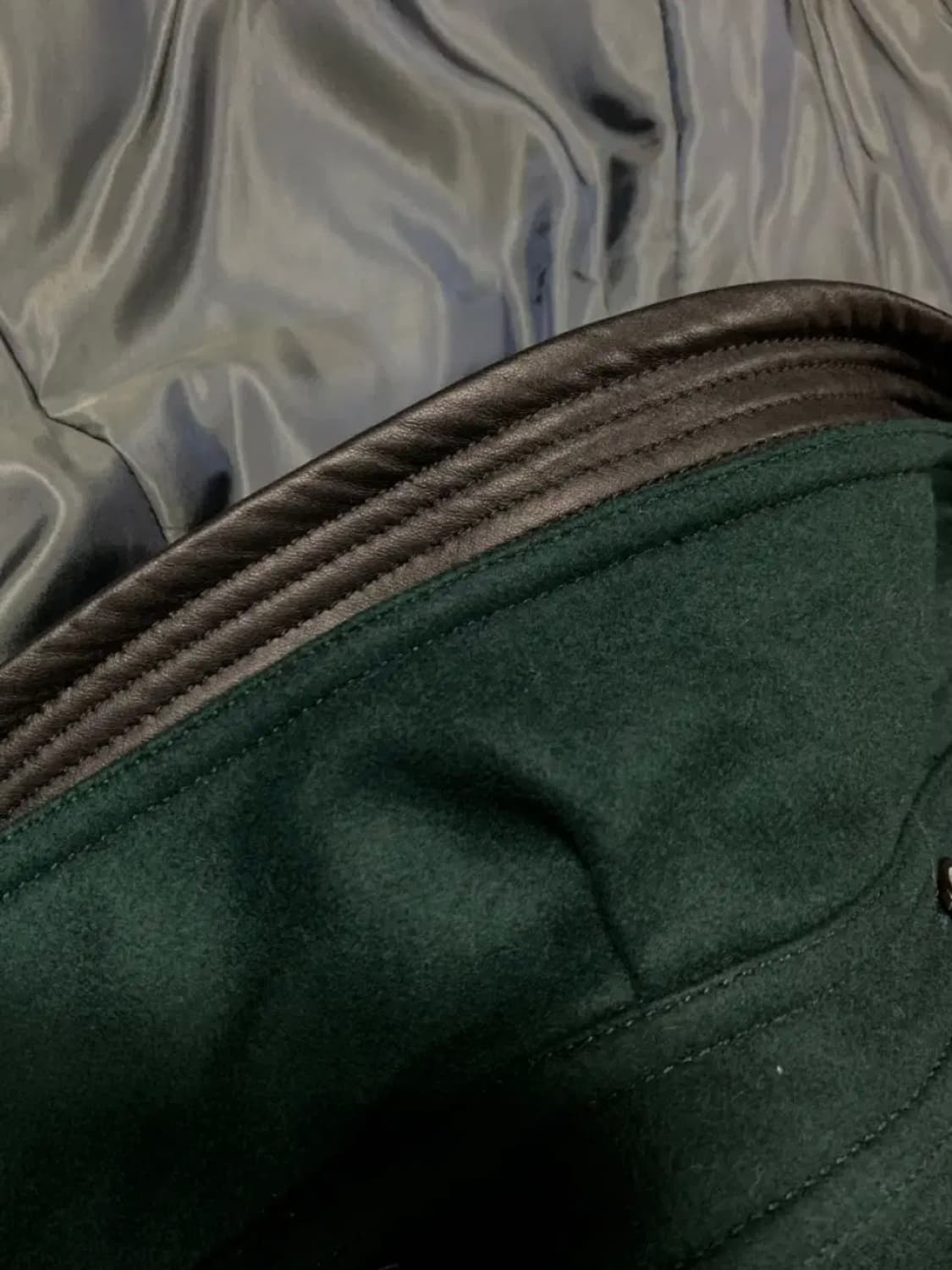 (미사용품) 솔리드옴므 팔가죽 더블코트 상품이미지8