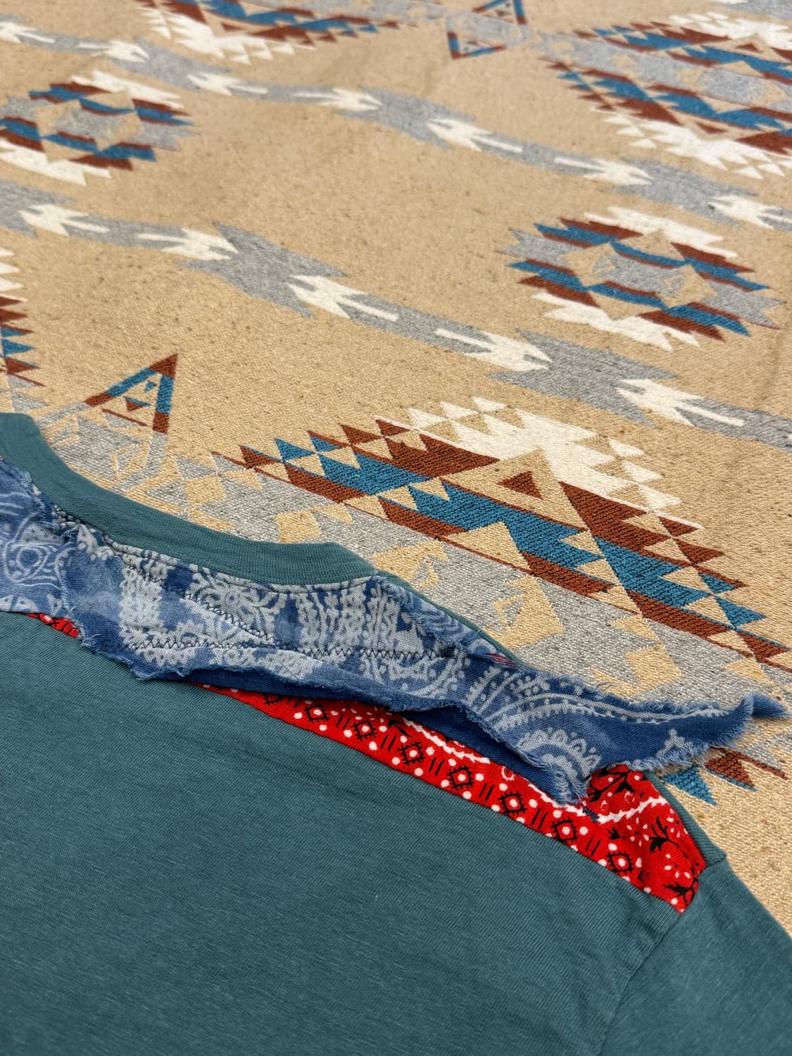 [4][95] 캐피탈 반다나 패치 포켓 티셔츠  상품이미지3