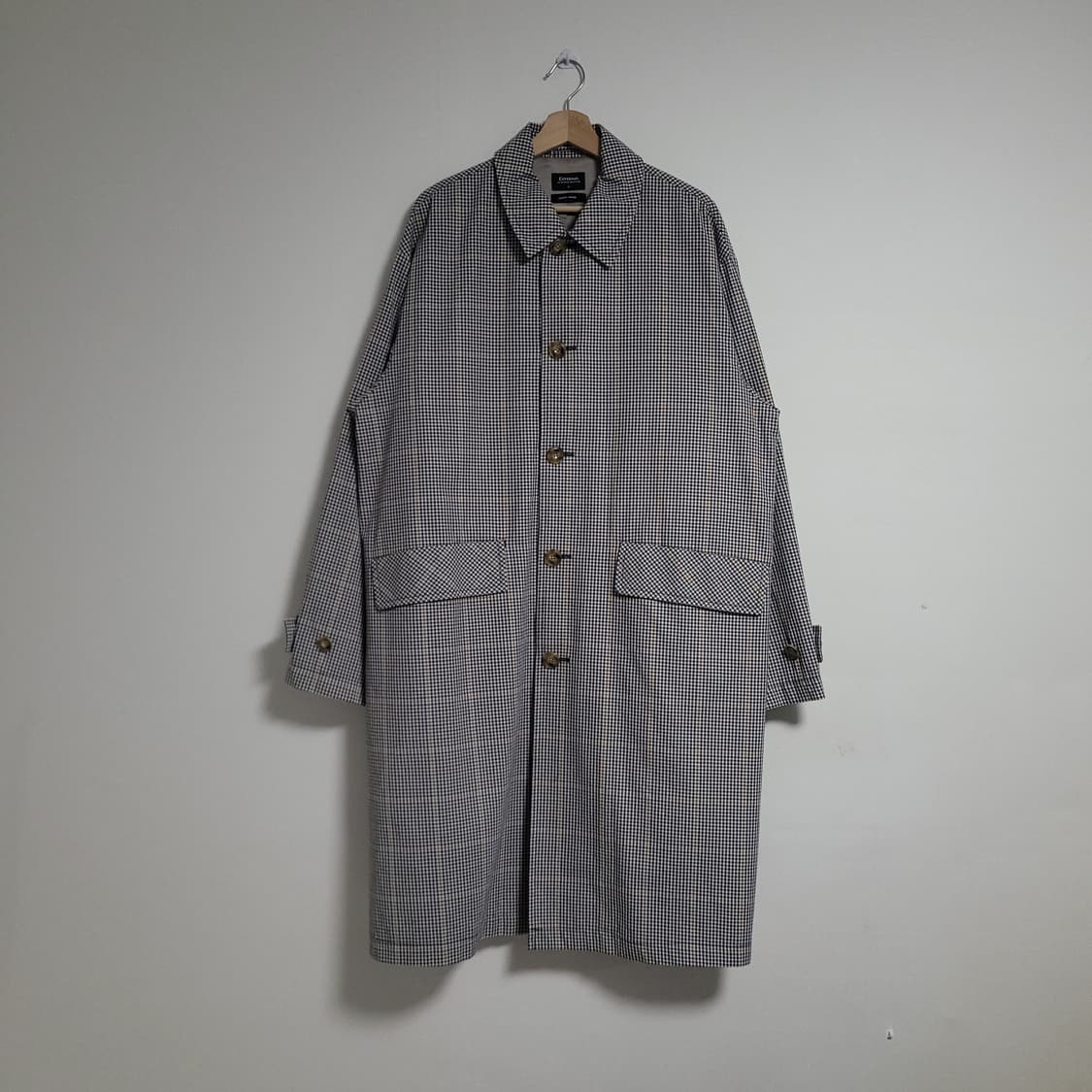 (XL) COVERNAT 커버낫 체크 롱 자켓 상품이미지1