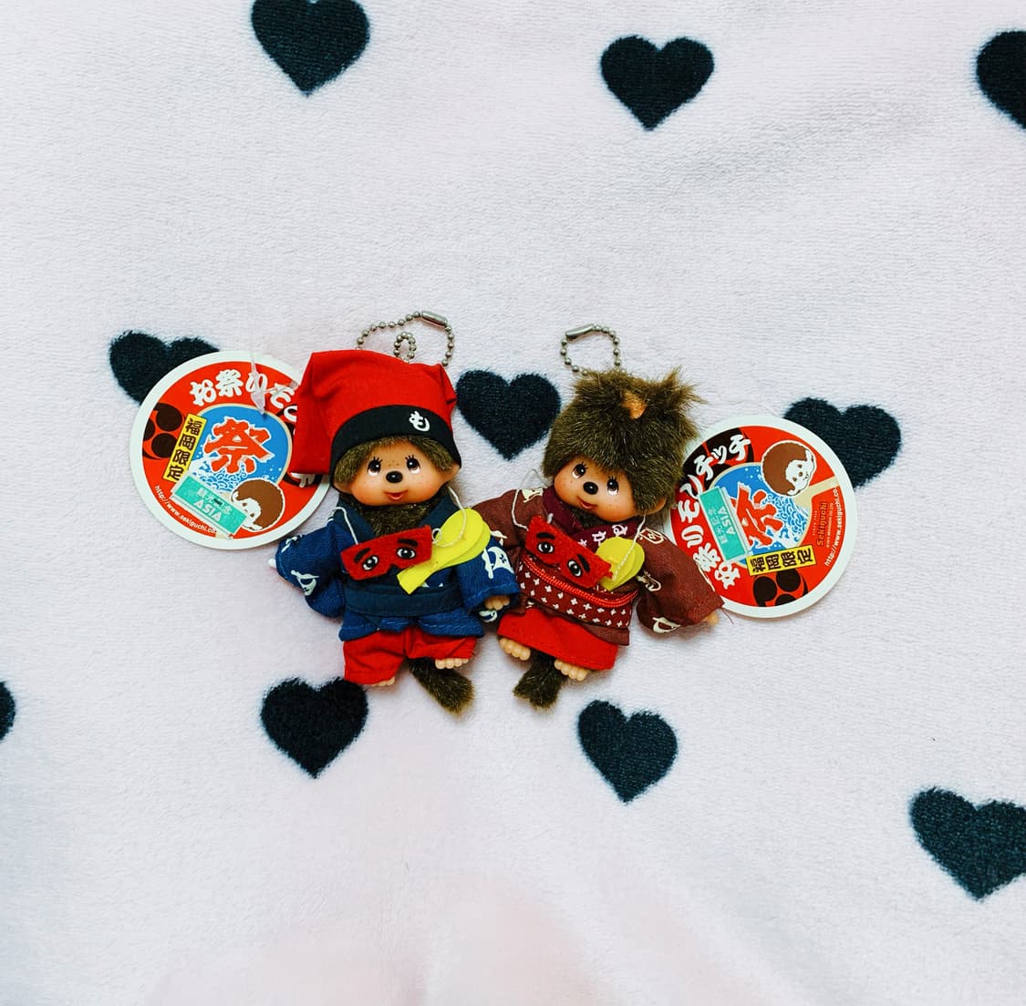 몬치치 후쿠오카한정 하카타에와카 축제커플세트 키체인 상품이미지5