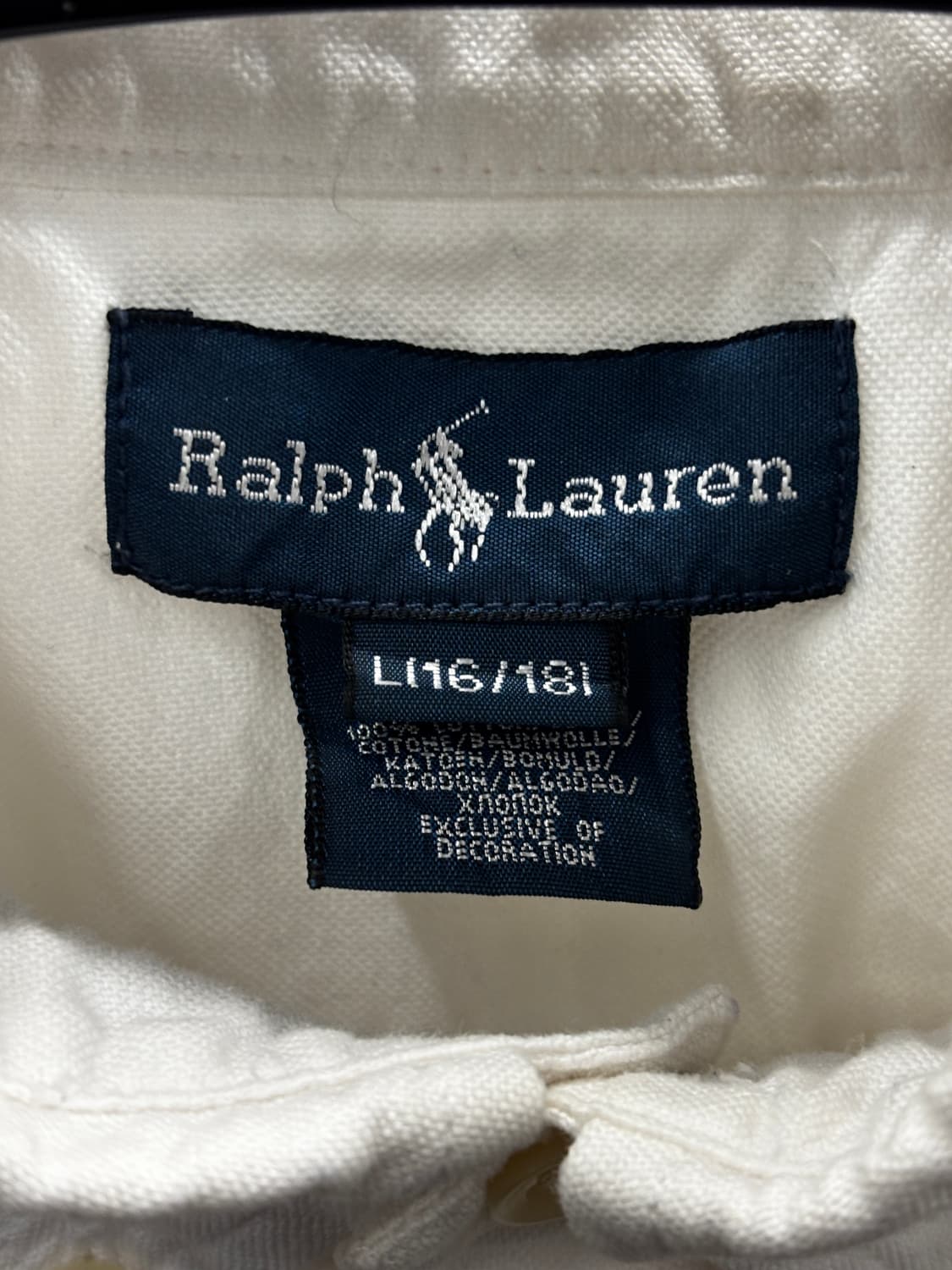 폴로 랄프로렌 화이트 셔츠 남방 L 상품이미지4