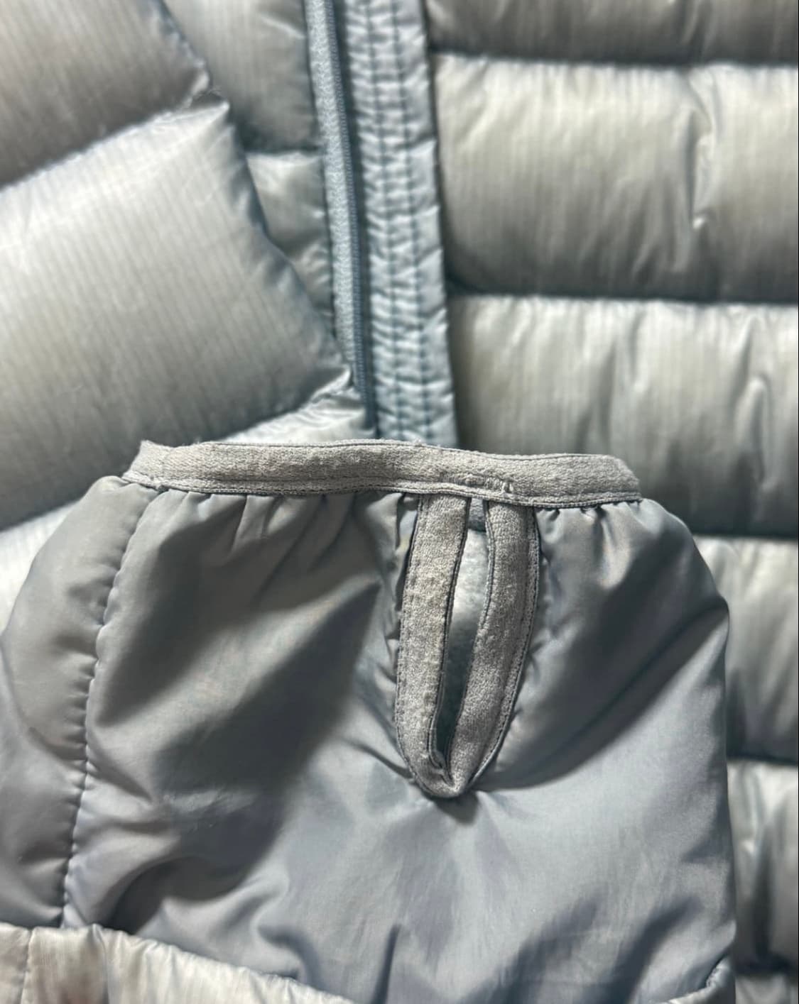 산산기어 서픽스 푸퍼 패딩 24fw 스카이블루 상품이미지6