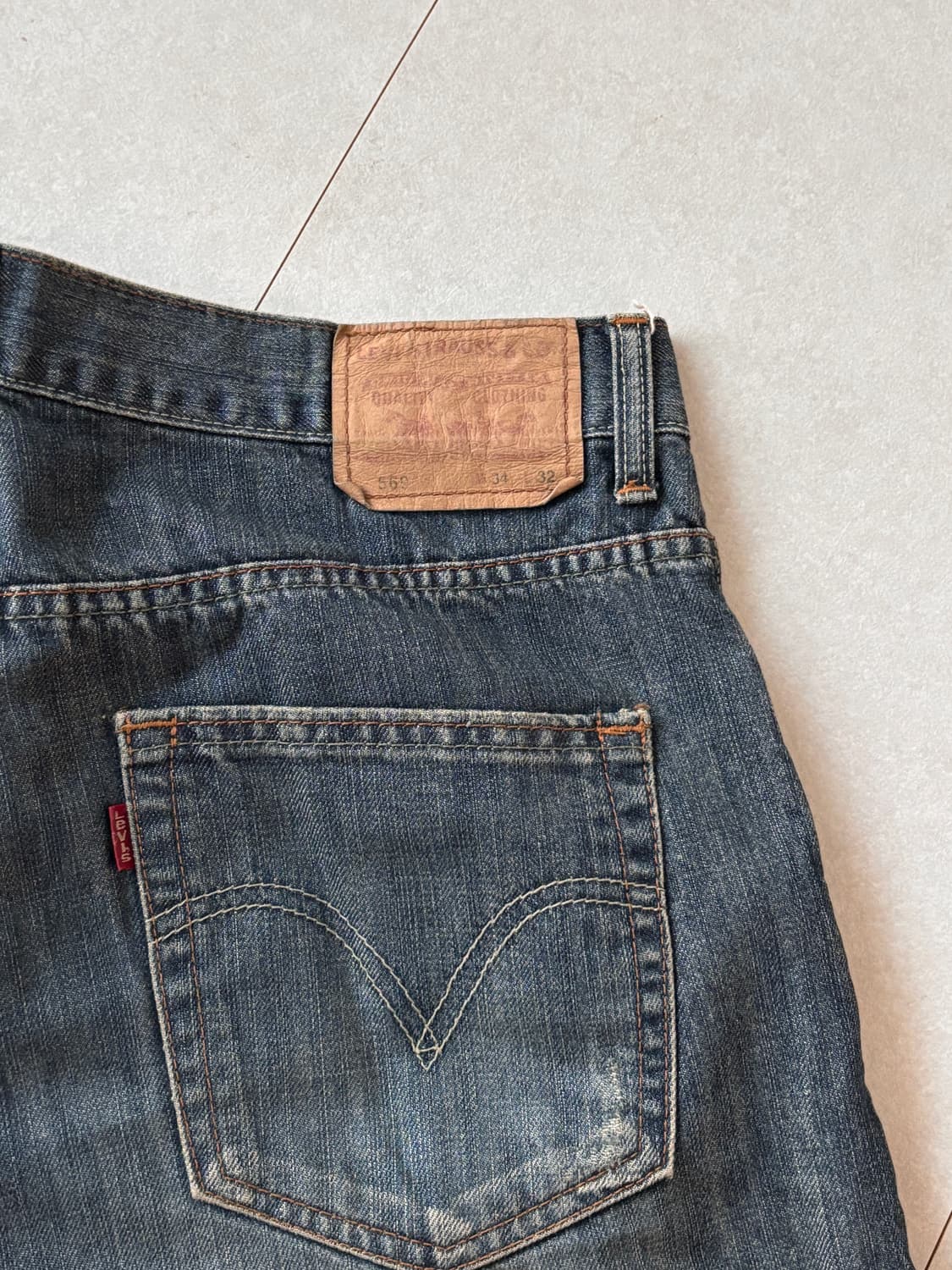 더티 페이드 끝판왕 / Levi’s 569 / 34x32 상품이미지8