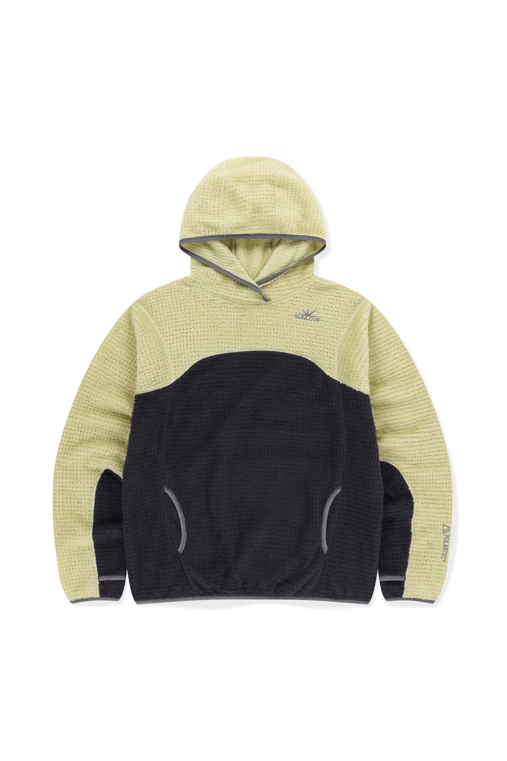 썬러브 폴라텍 베이지블랙 M사이즈 새상품 상품이미지1